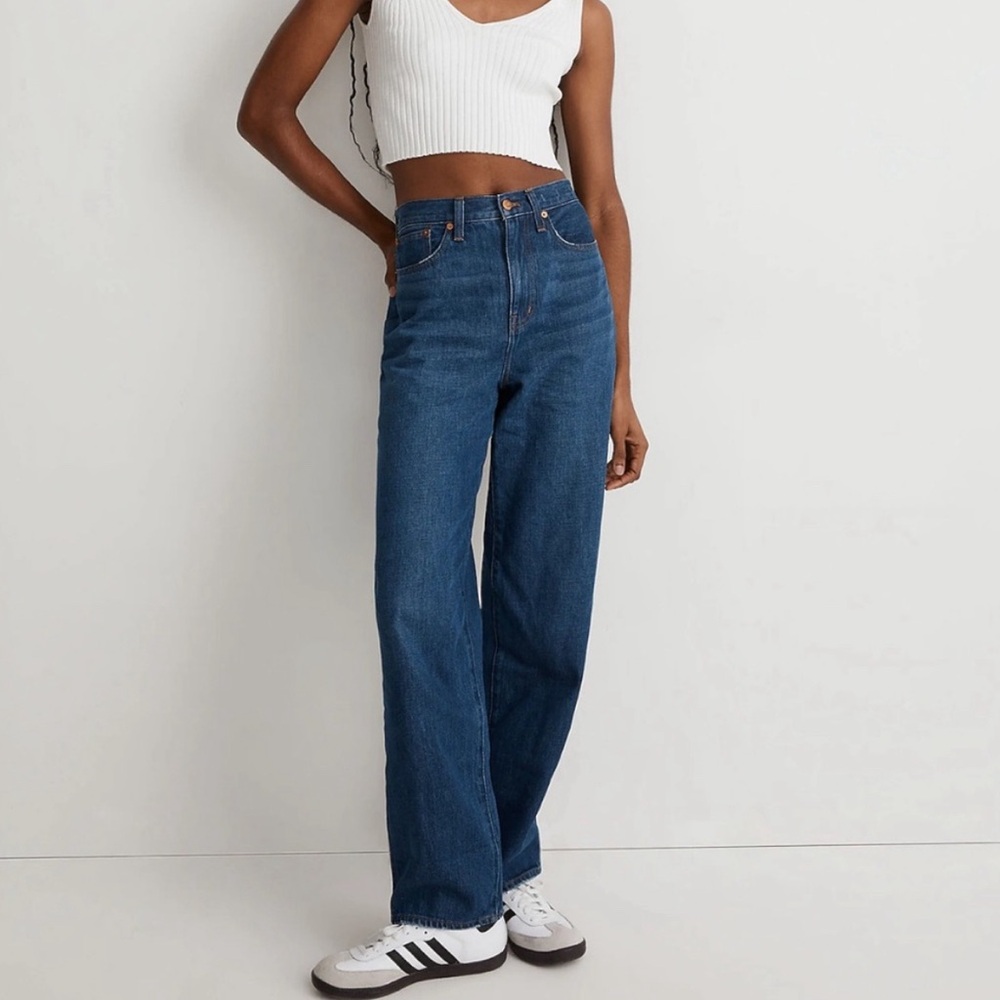 Madewell baggy straight Jean